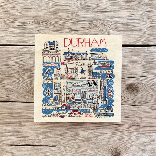 Julia Gash Wooden Coaster - Durham
