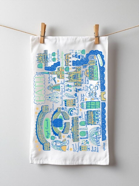 Julia Gash Cotton Tea-towel - Bath