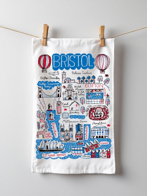 Julia Gash Cotton Tea-towel - Bristol