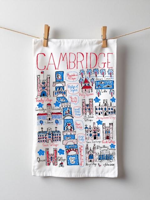 Julia Gash Cotton Tea-towel - Cambridge