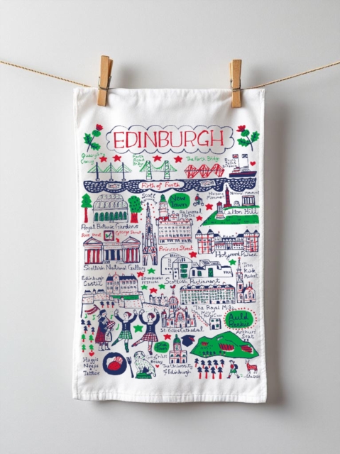 Julia Gash Cotton Tea-towel - Edinburgh