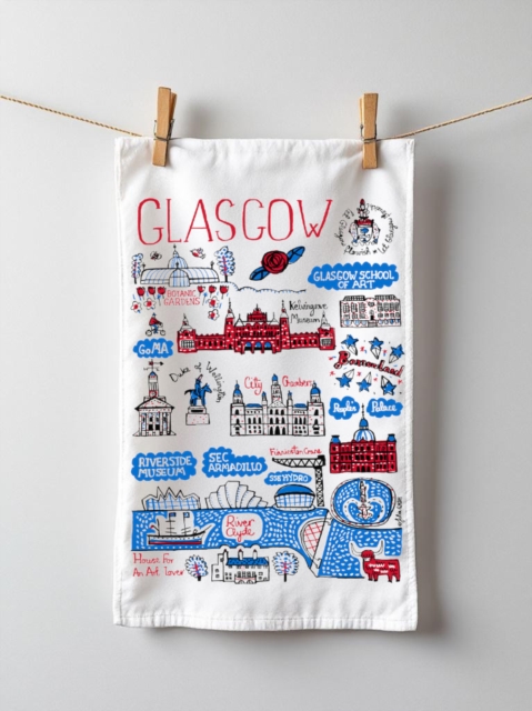 Julia Gash Cotton Tea-towel - Glasgow