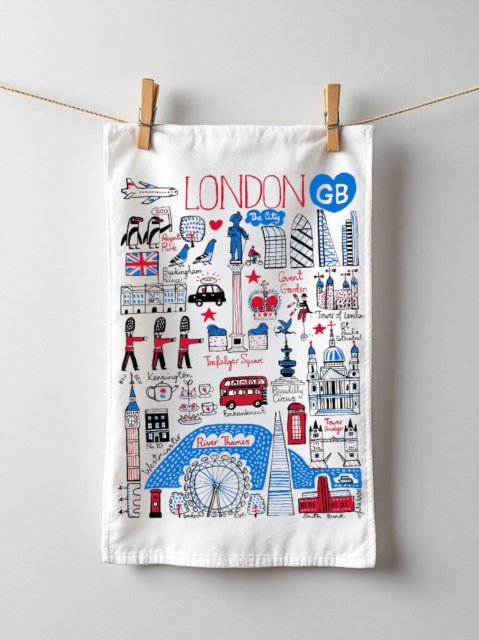 Julia Gash Cotton Tea-towel - London