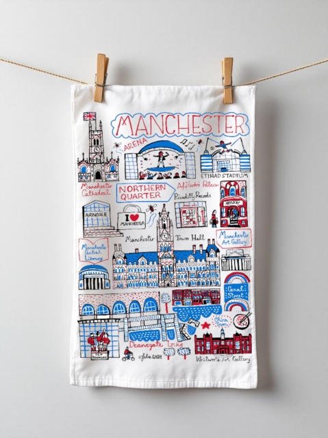 Julia Gash Cotton Tea-towel - Manchester
