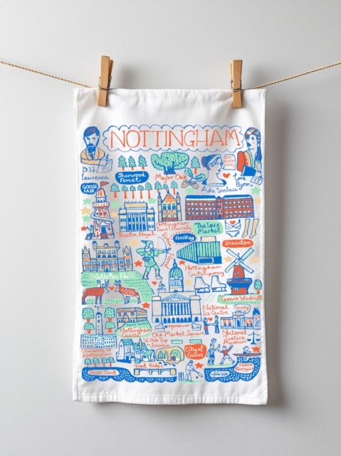 Julia Gash Cotton Tea-towel - Nottingham
