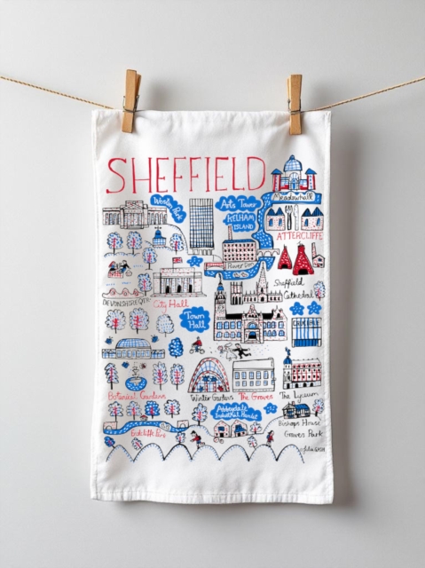 Julia Gash Cotton Tea-towel - Sheffield