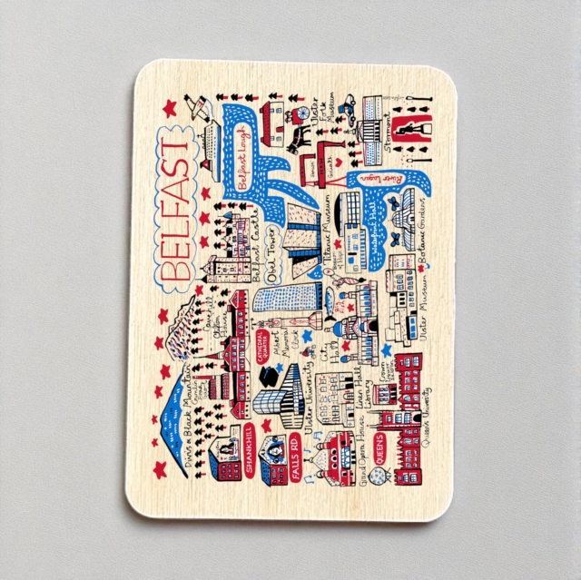 Julia Gash Wooden Magnet - Belfast