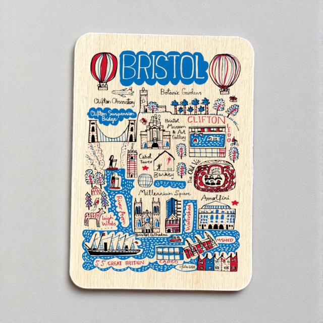 Julia Gash Wooden Magnet - Bristol