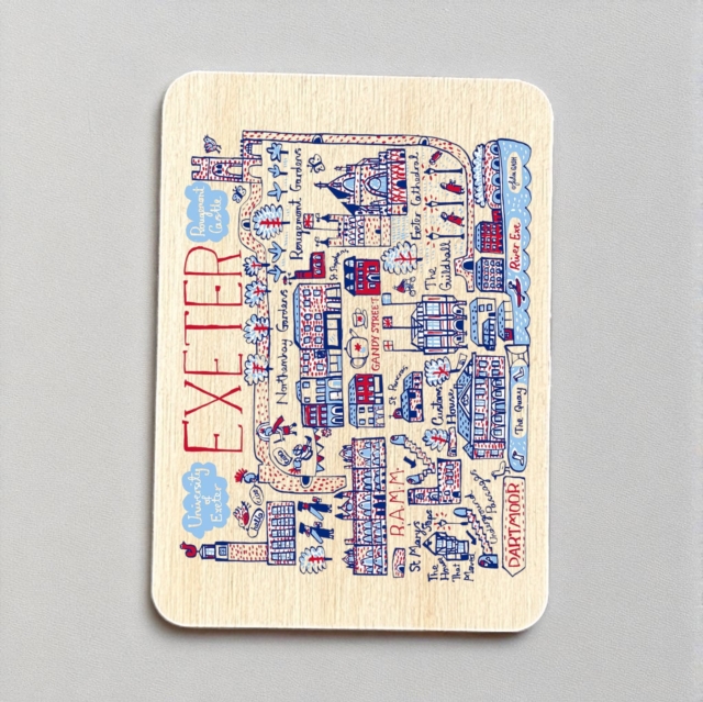 Julia Gash Wooden Magnet - Exeter