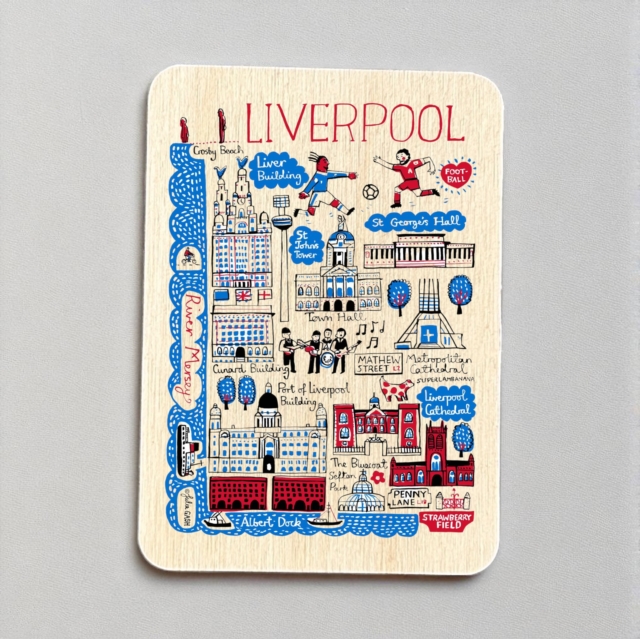 Julia Gash Wooden Magnet - Liverpool