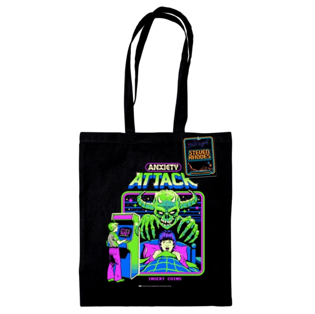 Steven Rhodes (Anxiety Attack) Black Tote Bag