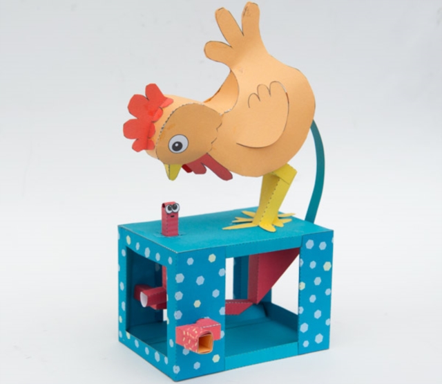 Hen Pecked -Rob Ives Paper Animation Kit