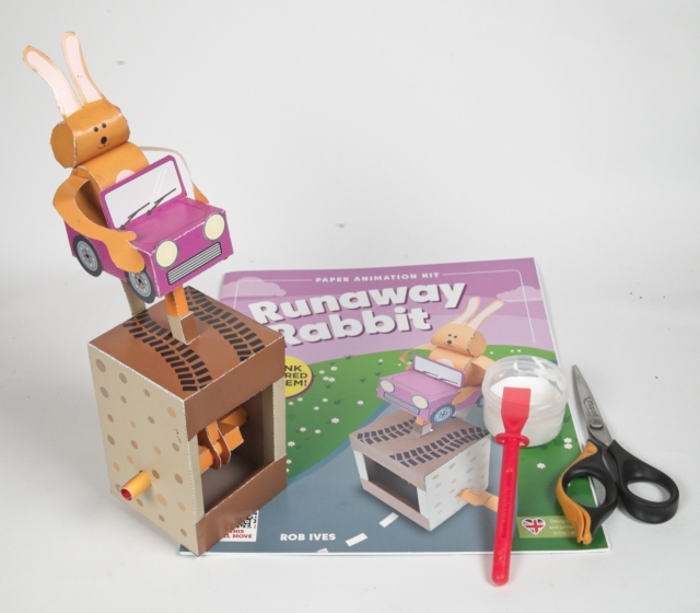 Runaway Rabbit -Rob Ives Paper Animation Kit