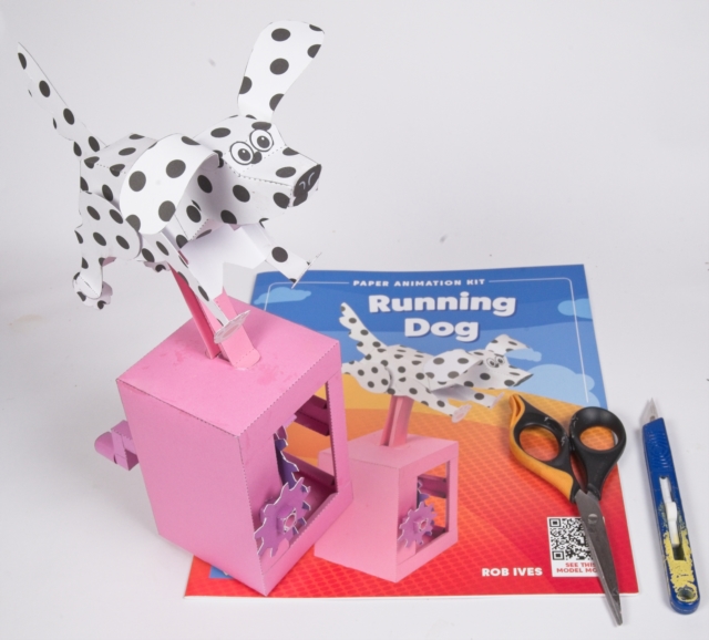Running Dog -Rob Ives Paper Animation Kit