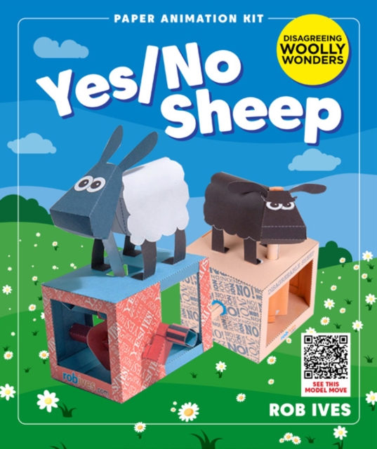 Yes/No Sheep -Rob Ives Paper Animation Kit