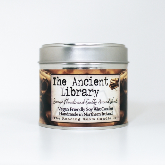 Ancient Library- Scented Soy Candle- Serene Florals and Earthy Sacred Woods