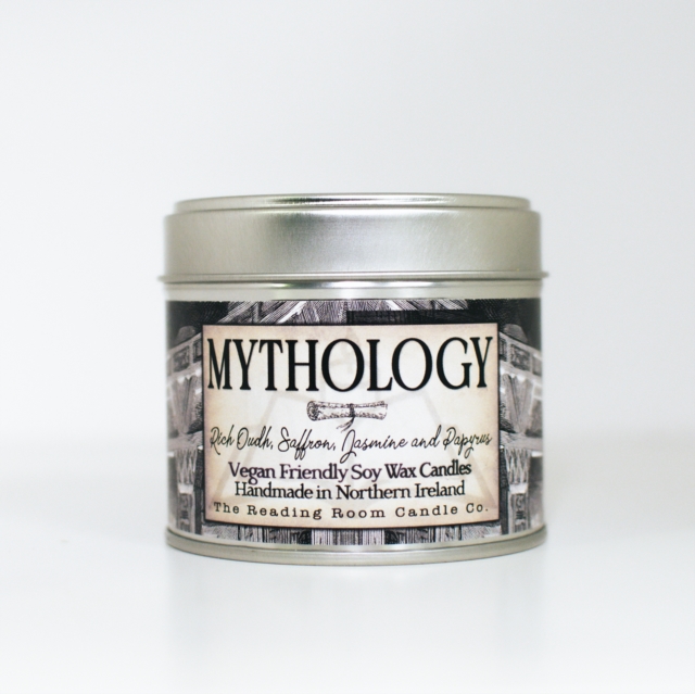 Mythology- Scented Soy Candle- Rich oudh, Saffron, Jasmine and Papyrus
