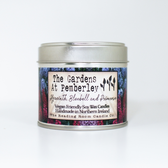 Gardens at Pemberley- Scented Soy Candle- Hyacinth, Bluebell and Primrose