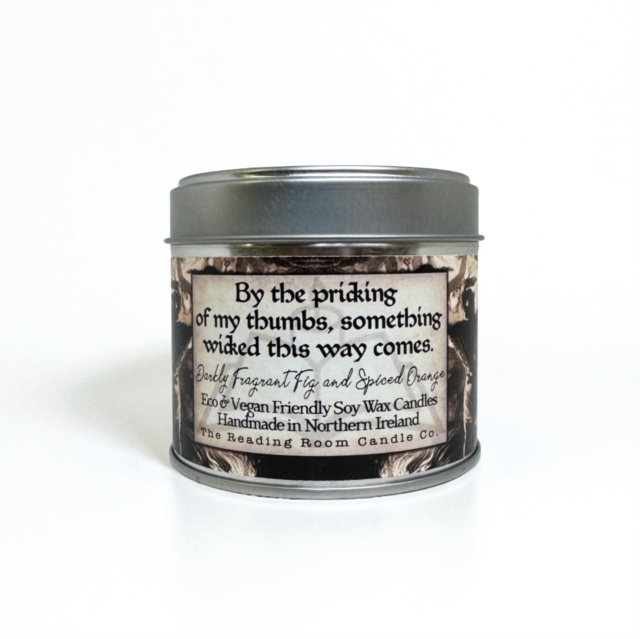 Something Wicked This Way Comes - Scented Soy Candle - Darkly Fragrant Fig and Spiced Orange