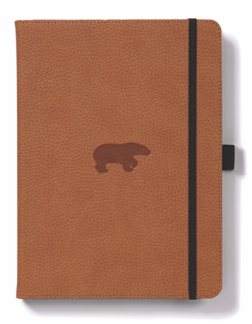 Dingbats A5+ Wildlife Brown Bear Notebook - Graph