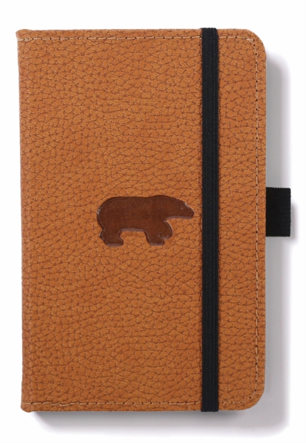 Dingbats A6 Pocket Wildlife Brown Bear Notebook - Graphed