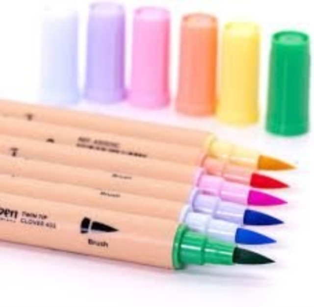 DINGBATS ATOPEN PASTEL SET 6 X FINELINER
