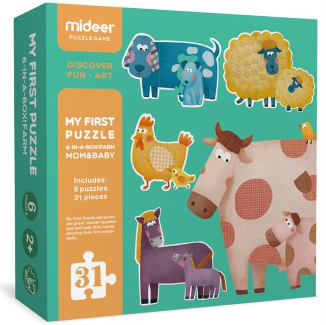 Mideer Puzzles & Games My First Puzzle Mom & Baby