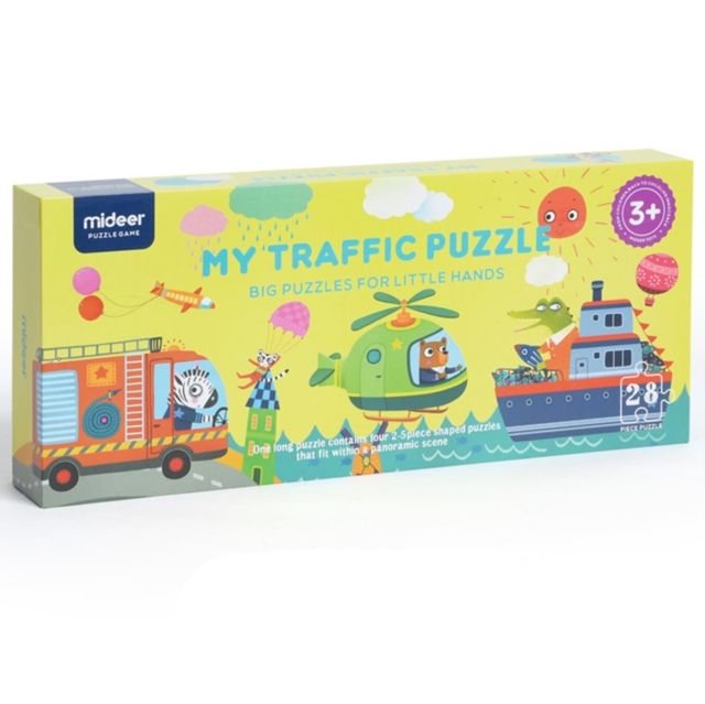 Mideer Puzzles & Games My Traffic Puzzle