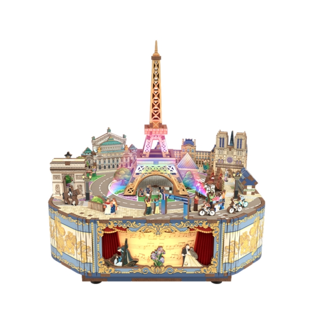 Romantic Paris - 3D Puzzle Music Box