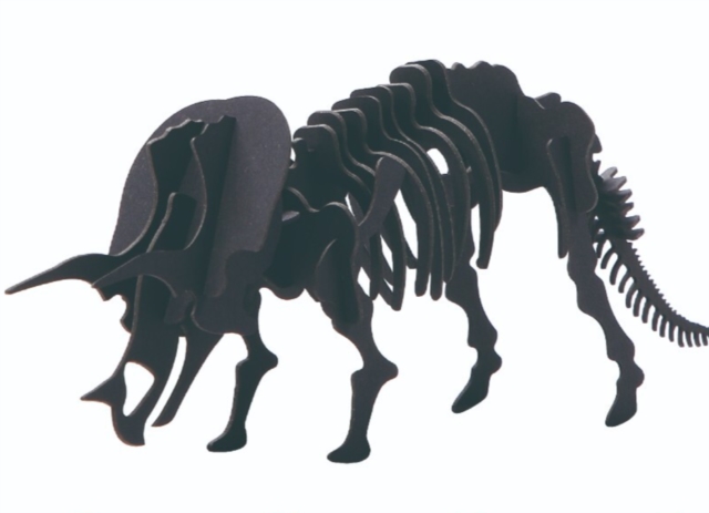 Triceratops Skeleton Card Puzzle