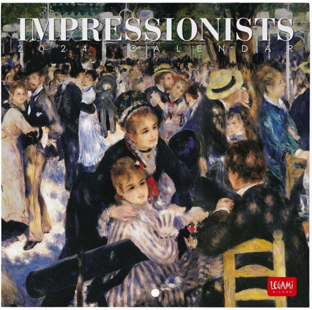 WALL CALENDARS - 2024 WALL CALENDAR - IMPRESSIONISTS - 18X18 - ART