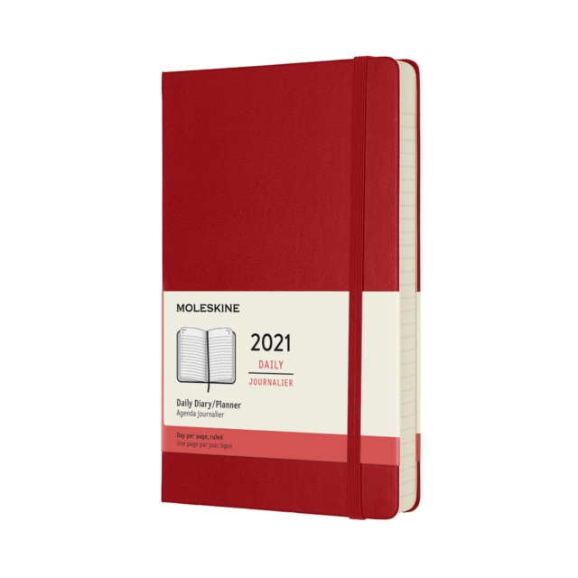 Moleskine 2021 12-Month Daily Large Hardcover Diary