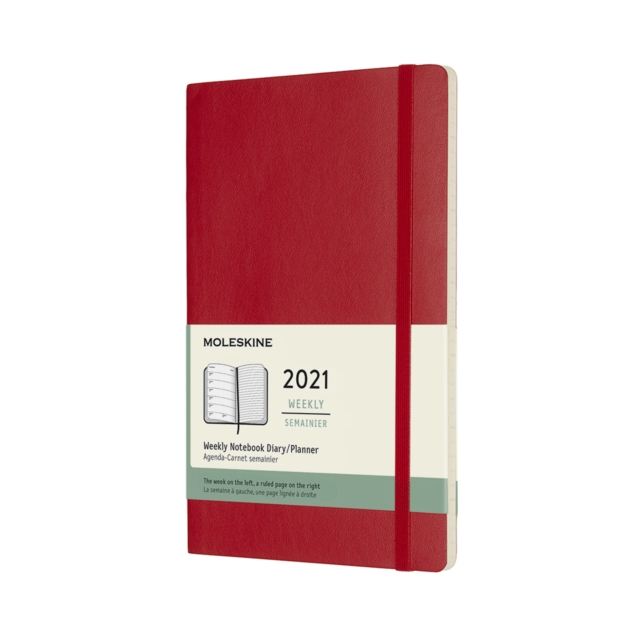 Moleskine 2021 12-Month Weekly Large Softcover Diary