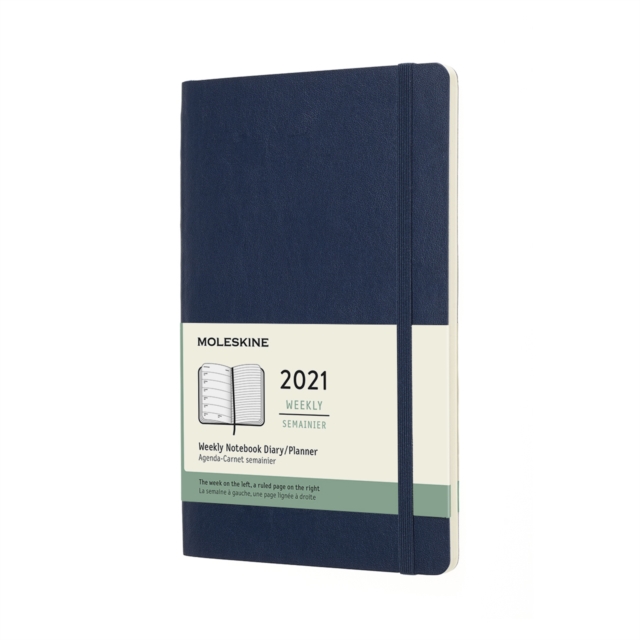 Moleskine 2021 12-Month Weekly Large Softcover Diary