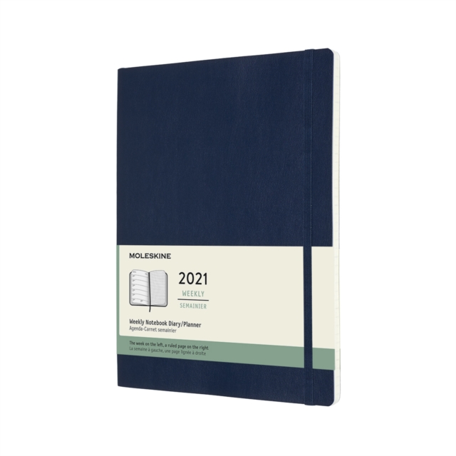 Moleskine 2021 12-Month Weekly Extra Large Softcover Diary