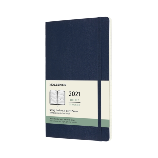 Moleskine 2021 12-Month Weekly Large Softcover Horizontal Diary