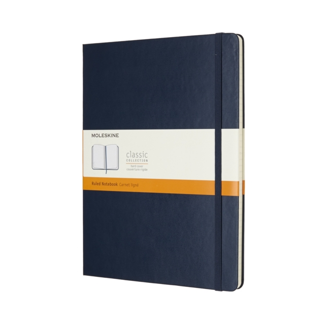 Moleskine Sapphire Blue Extra Large Ruled Notebook Hard