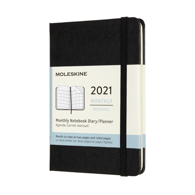 Moleskine 2021 12-Month Monthly Pocket Hardcover Diary