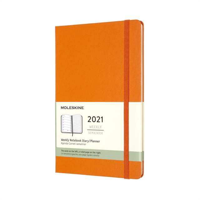 Moleskine 2021 12-Month Weekly Large Hardcover Diary