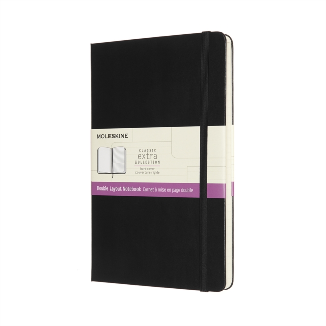 MOLESKINE LARGE DOUBLE LAYOUT PLAIN & RU