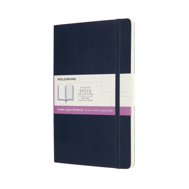 MOLESKINE LARGE DOUBLE LAYOUT PLAIN & RU