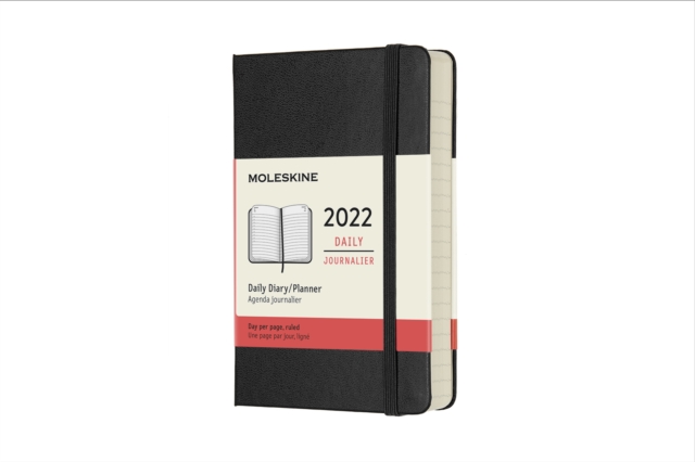 Moleskine 2022 12-Month Daily Pocket Hardcover Notebook