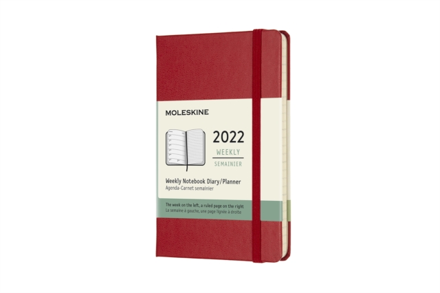 Moleskine 2022 12-Month Weekly Pocket Hardcover Notebook