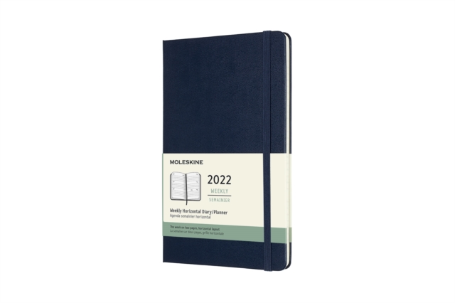 Moleskine 2022 12-Month Weekly Large Hardcover Notebook