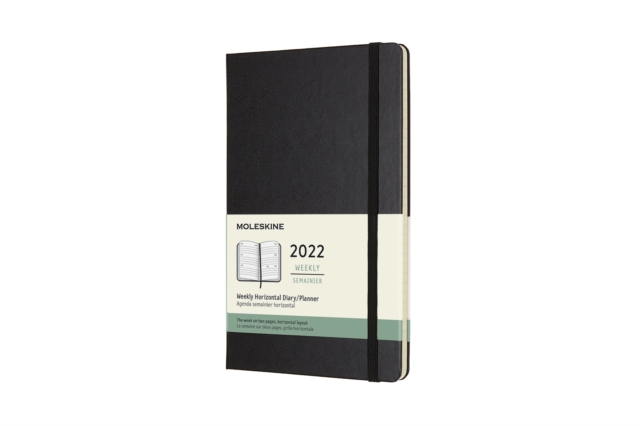 MOLESKINE WEEK L HORIZONTAL DIARY BL 22