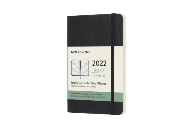 MOLESKINE WK POCK HORIZON DIARY BLACK 22