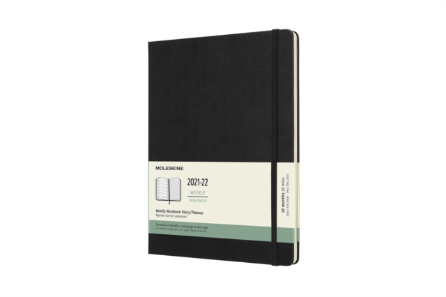 Moleskine 2022 18-Month Weekly Extra Large Hardcover Notebook