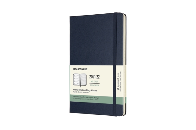 Moleskine 2022 18-Month Weekly Large Hardcover Notebook