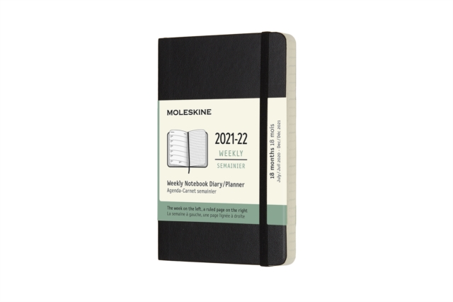 Moleskine 2022 18-Month Weekly Pocket Softcover Notebook