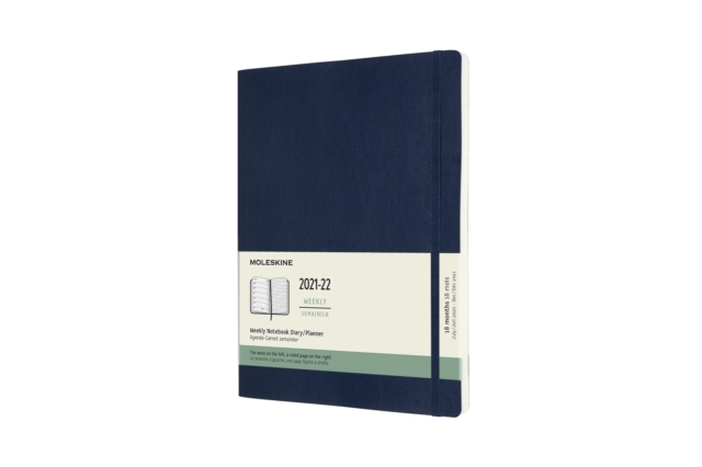 Moleskine 2022 18-Month Weekly Extra Large Softcover Notebook